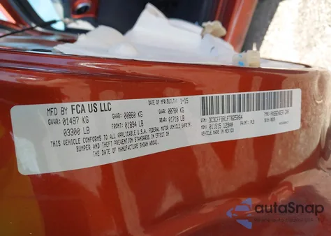 2015 Fiat 500 Sport z USA, uszkodzony, nr VIN 3C3CFFBR1FT625064